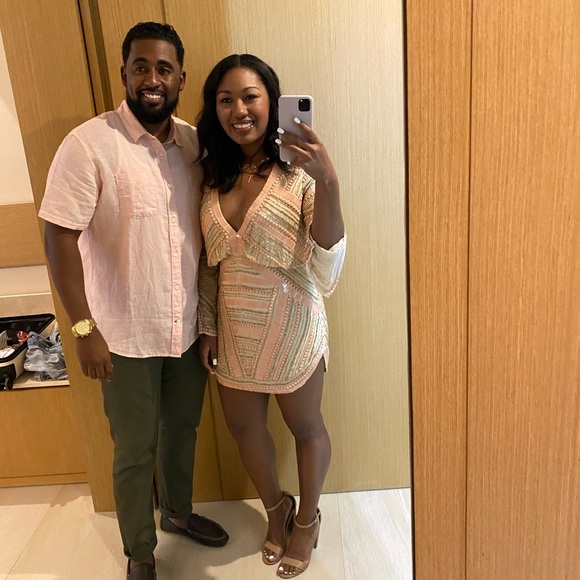 ASOS Embellished Mini Dress - Picture 4 of 4